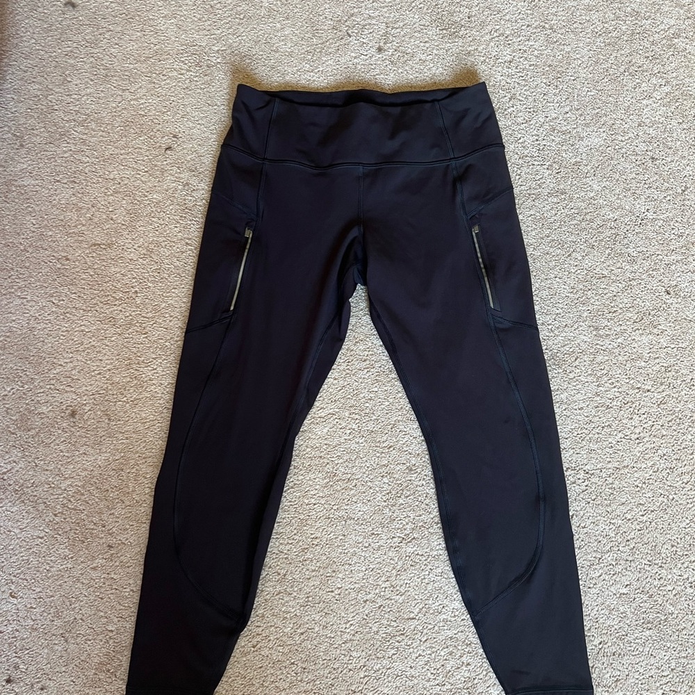 Athleta Black Rainier Leggings